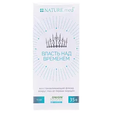 Крем NATURE.med. Anti Age. Влада над часом (Timelessness). Вiдновлюючий флюїд навколо очей від перших зморшок 15мл