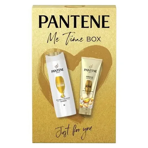 Подарунковий набір для жінок Pantene Інтенсивне відновлення: шампунь, 400 мл + кондиціонер 3 в 1 Miracle Serum, 200 мл