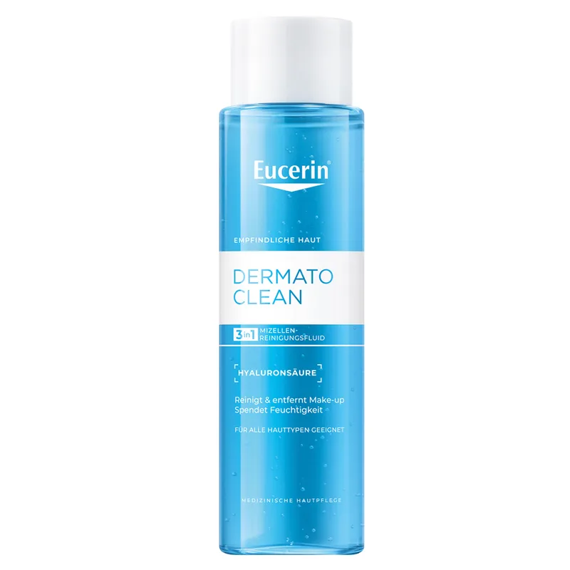 Флюїд Eucerin (Юцерін) DermatoClean міцелярний очищающий 3 в 1 для чутливої ​​шкіри всіх типів
