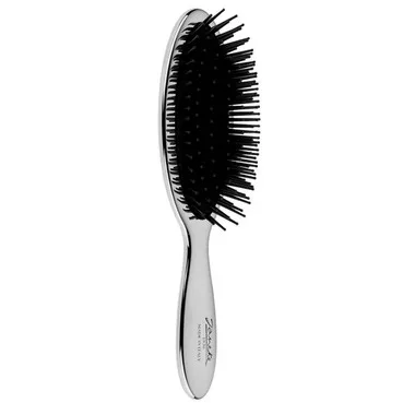 Масажна щітка для волосся хромова Janeke Massage Chrome Hair Brush