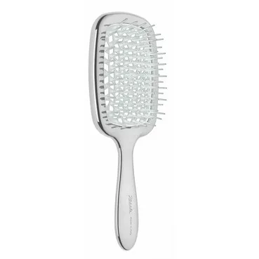 Щітка прямокутна хром Janeke Rectangular Hairbrush Chrome