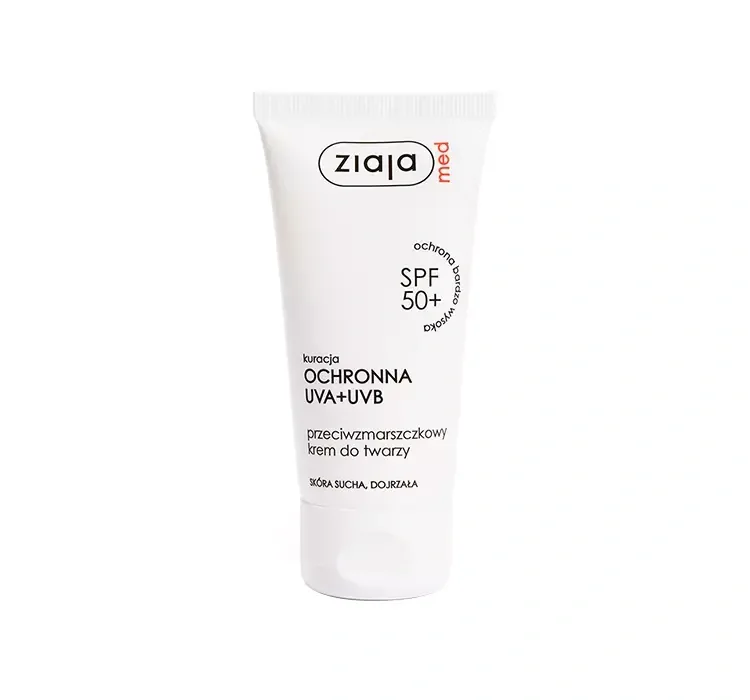 ZIAJA MED КРЕМ ПРОТИ ЗМОРЩОК СУХА ШКІРА SPF50+ 50мл