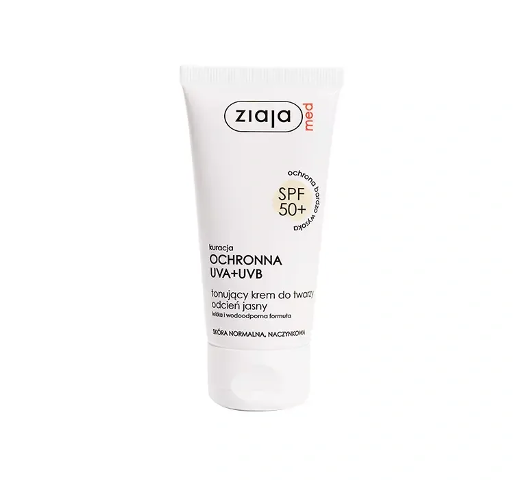 ZIAJA MED КРЕМ ПРОТИ ЗМОРЩОК ВІДТІНОК СВІТЛА SPF50+ 50мл