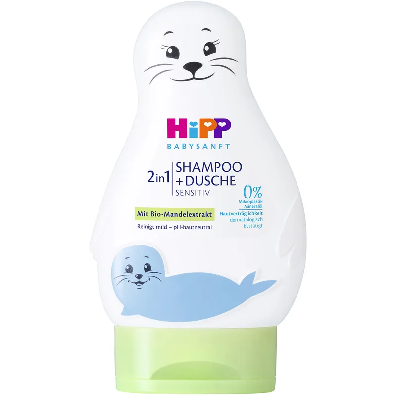 Шампунь-гель для купання дитячий HIPP (Хіпп) Baby Sanft (Бебі Санфт) 200 мл NEW