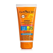 Крем Біокон Надійний захист для безпечної засмаги SPF25 160мл