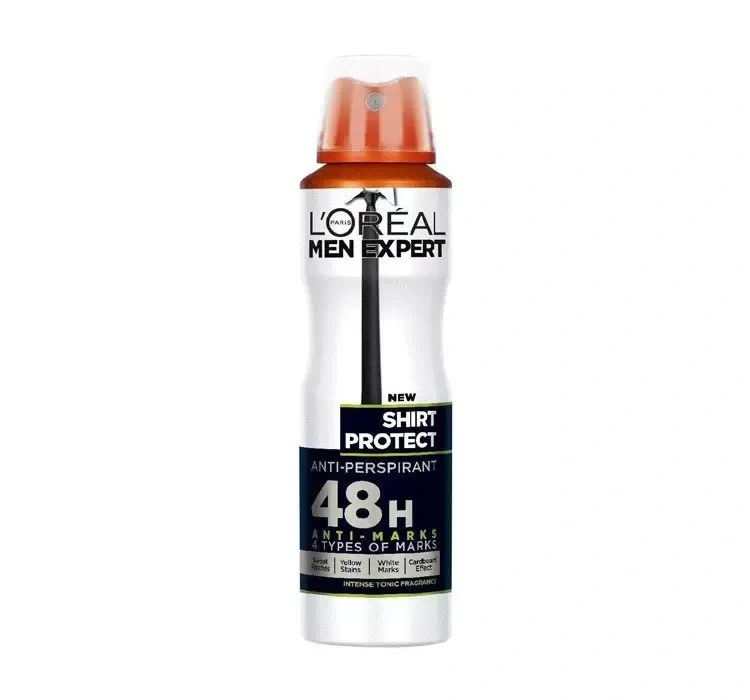 LOREAL MEN EXPERT SHIRT PROTECT 48H ДЕЗОДОРАНТ-СПРЕЙ 150МЛ