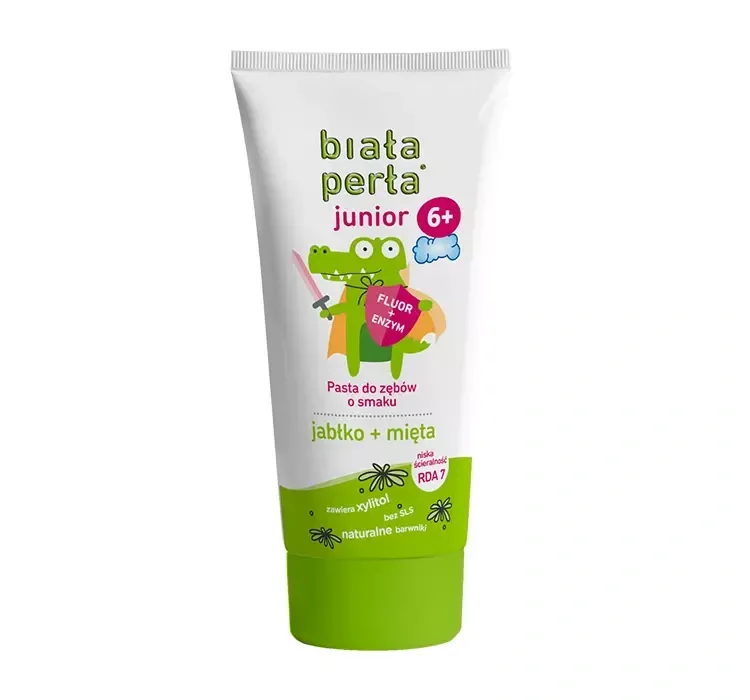 BIAŁA PERŁA JUNIOR ДИТЯЧА ПАСТА ДЛЯ ЗУБІВ
