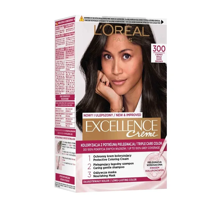 LOREAL EXCELLENCE CREME 3 ТЕМНО КОРИЧНЕВИЙ