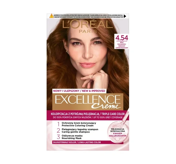 LOREAL EXCELLENCE CREME 4.54 МІДНИЙ МАХАОН