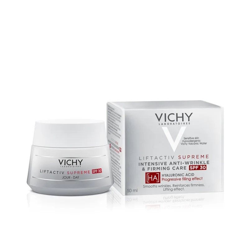 Крем для обличчя VICHY (Віши) Ліфтактив Сюпрем тривалої дії для корекції зморшок, пружності шкіри антивіковий SPF30 50 мл