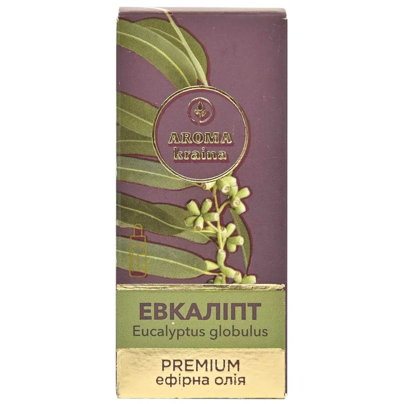 Олія ефірна AROMA KRAINA (Арома країна) Premium (Преміум) Евкаліпт 10 мл