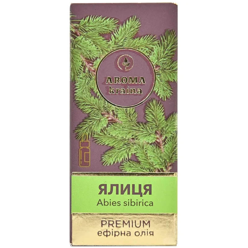 Олія ефірна AROMA KRAINA (Арома країна) Premium (Преміум) Ялиця 10 мл