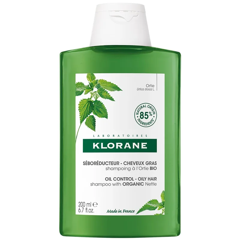 Шампунь Klorane c кропивою для жирного волосся 200 мл (236665)