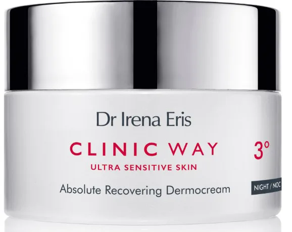 Крем нічний Dr. Irena Eris Clinic Way 3° фітогормональне омолодження 50+ проти зморшок для шкіри обличчя 50 мл