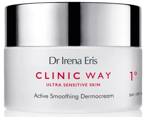 Крем денний Dr. Irena Eris Clinic Way гіалуронове розгладження 1° 30+ проти зморшок для шкіри обличчя 50 мл