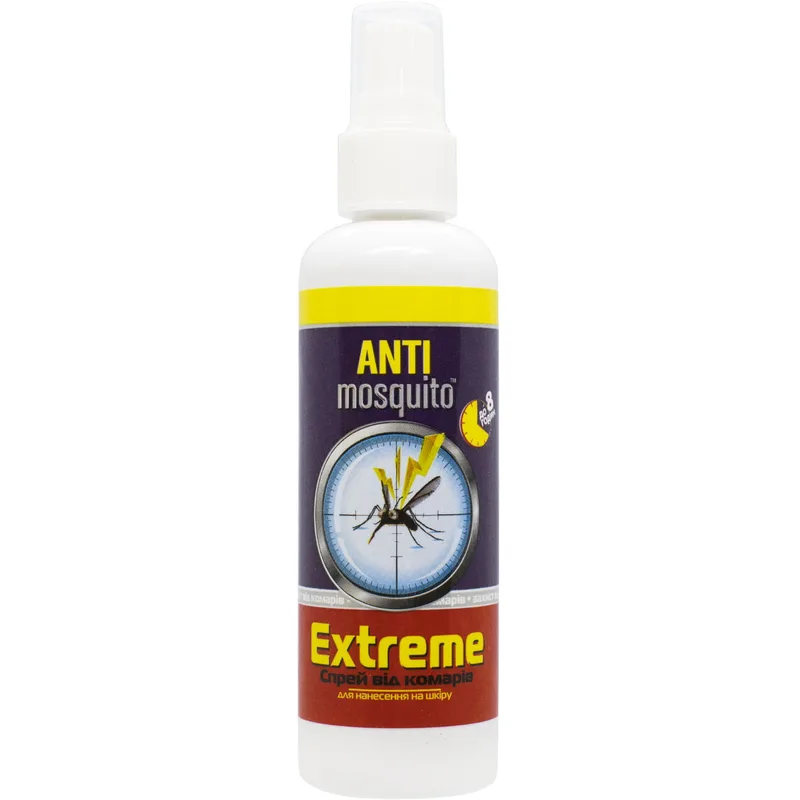 Спрей від комарів ANTI MOSQUITO (Анти москіт) Extreme флакон 100 мл
