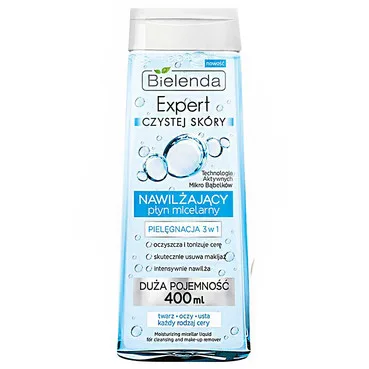 Зволожуюча міцелярна рідина 3в1 для вмивання та зняття макіяжу