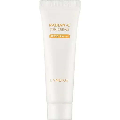 Сонцезахисний крем для обличчя Laneige Radian-C Sun Cream SPF 50+/PA++++, з вітаміном С, 10 мл