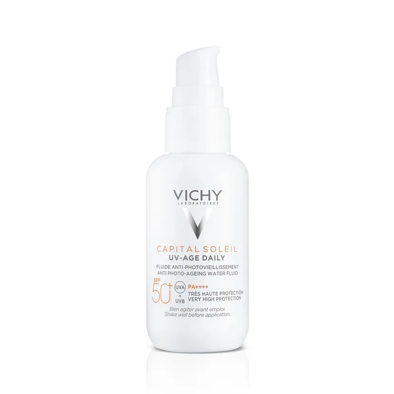 Флюїд для обличчя VICHY (Віши) Капіталь Солей проти фотостаріння шкіри сонцезахисний SPF 50 40 мл