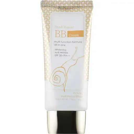 BB-крем для обличчя FarmStay Snail Repair BB Cream SPF50+/PA+++, з муцином равлика, 50 мл
