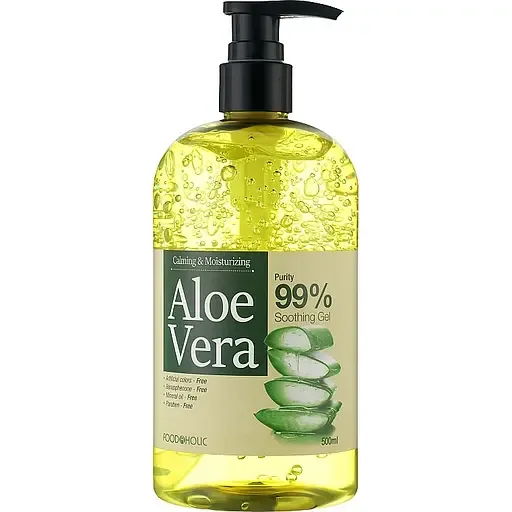 Гель для обличчя й тіла Food A Holic Calming & Moisturizing Aloe Vera 99% Soothing Gel зволожувальний 500 мл