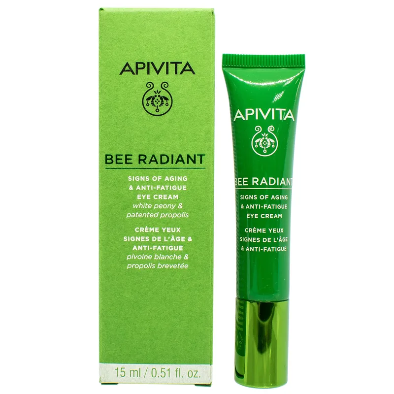 Крем Apivita (Апівіта) Bee Radiant захист від ознак старіння і втоми для шкіри навколо очей 15 мл