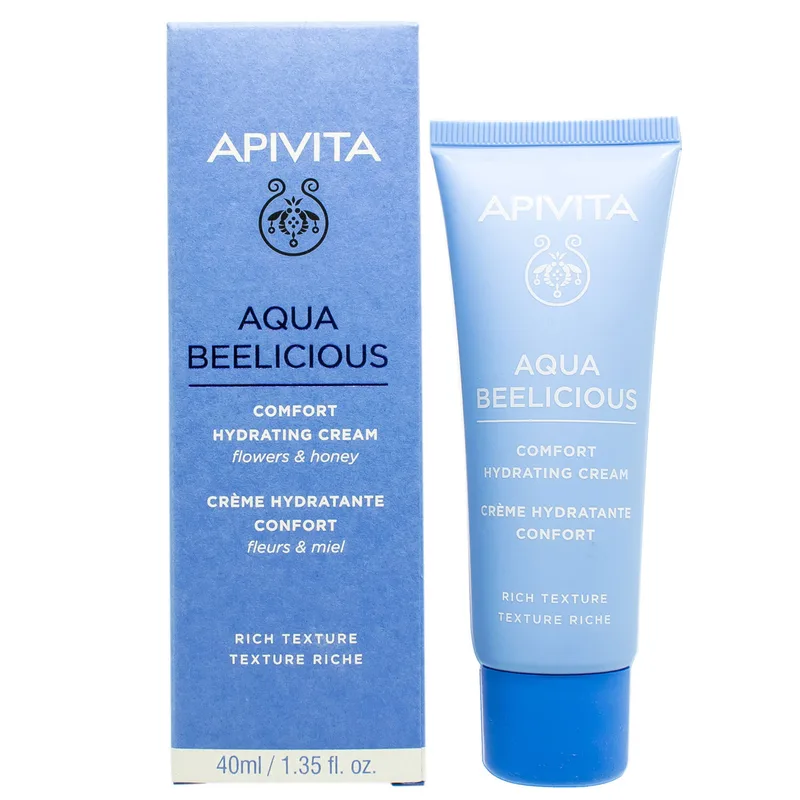 Крем Apivita (Апівіта) Aqua Beelicious зволожуючий комфортний насиченої текстури 40 мл