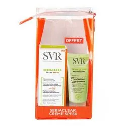 Набір "Сонцезахисний догляд" SVR Sebiaclear Set (cr/50ml + gel/50ml)