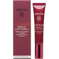 Крем-ліфтинг Apivita WINE ELIXIR від зморшок навколо очей та губ 15 мл