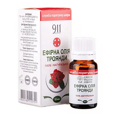 Ефірна олія троянди Green Pharm Cosmetic