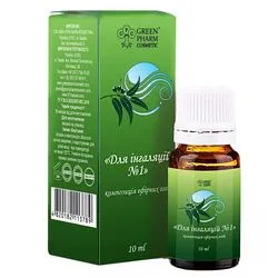 Композиція ефірних масел "Для інгаляцій" Green Pharm Cosmetic Composition Of Essential Oils