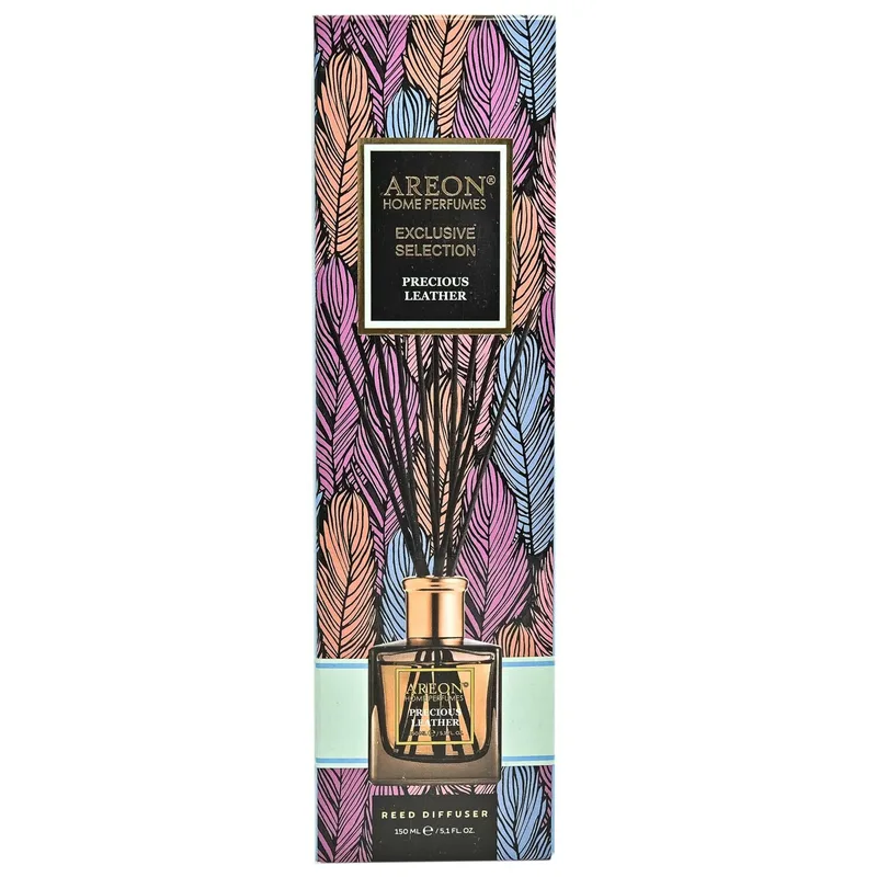 Аромодифузор AREON HOME PERFUME (Ареон Хоум Парфюм) Ексклюзивна селекція Дорогоцінна шкіра 150 мл