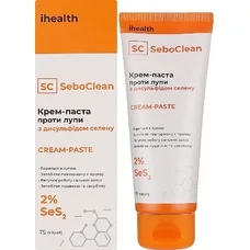 Крем-паста Ihealth SeboClean проти лупи з дисульфідом селену 75мл