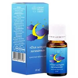 Композиція ефірних масел "Для легкого засипання" Green Pharm Cosmetic Composition Of Essential Oils