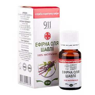 Ефірна олія шавлії Green Pharm Cosmetic