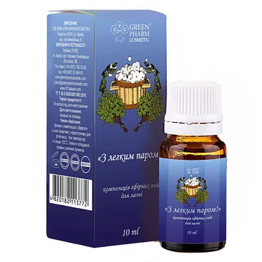 Композиція ефірних масел «З легким паром»Green Pharm Cosmetic Composition Of Essential Oils
