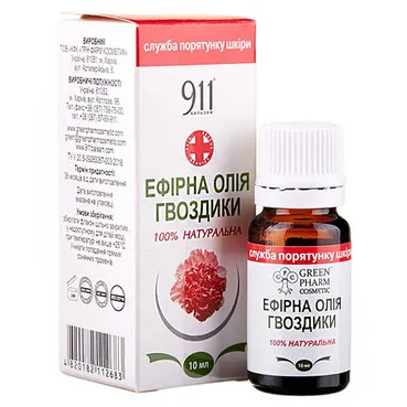 Ефірна олія гвоздики Green Pharm Cosmetic