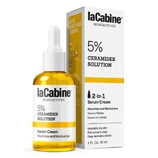 Крем-сироватка LaCabine 5% Ceramides 2 in 1. для живлення та зволоження сухої шкіри обличчя, 5% керамідів 30 мл