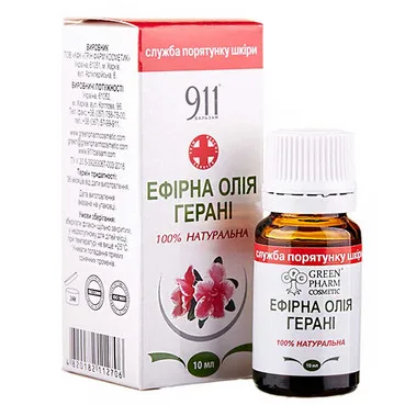 Ефірна олія герані Green Pharm Cosmetic