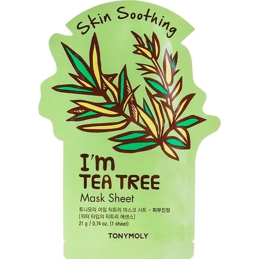 Маска тканинна для обличчя Tony Moly I'm Real Tea Tree Mask Sheet заспокійлива 21 мл
