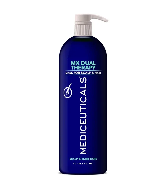 Відновлююча та антивікова маска для волосся і шкіри голови - Mediceuticals MX Dual Therapy Mask For Scalp And Hair