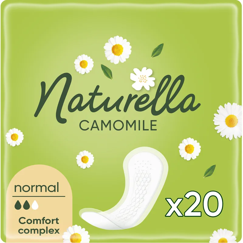 Прокладки щоденні жіночі NATURELLA (Натурелла) Normal Single Camomile (Нормал Сінгл) з ромашкою 20 шт
