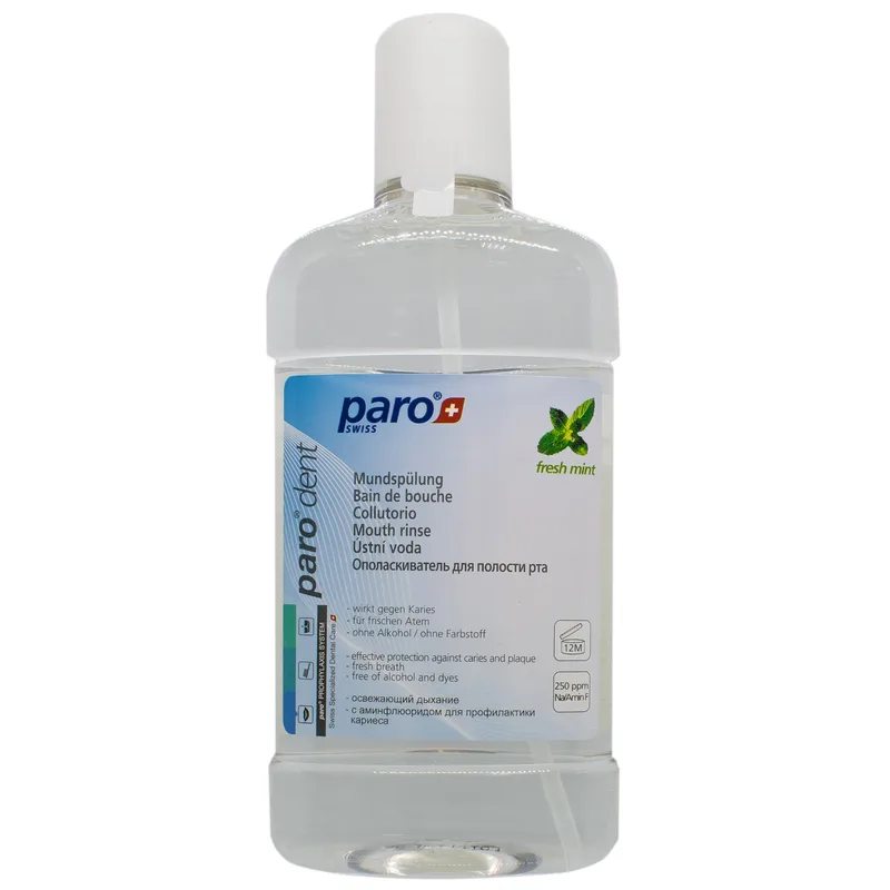 Ополіскувач для порожнини рота PARO (Паро) з амінофторидом 0.25% F 500 мл