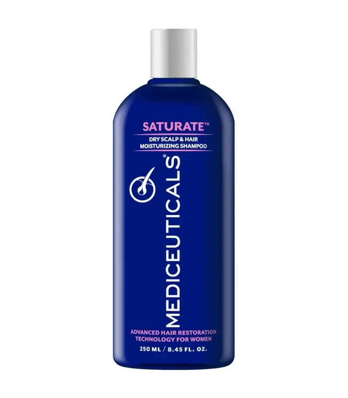 Saturate Shampoo | шампунь для жінок проти випадіння та стоншення волосся (суха шкіра голови/волосся) MEDICEUTICALS