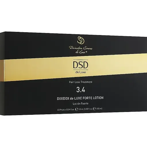 Ампули для волосся DSD de Luxe 3.4 Forte Lotion проти випадіння, 100 мл (10 шт. по 10 мл)
