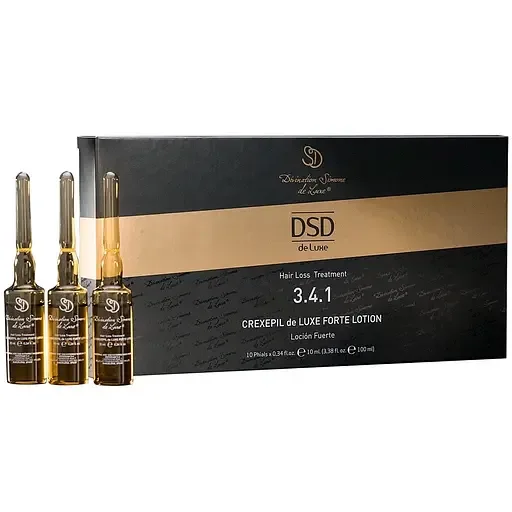 Ампули для волосся DSD de Luxe Crexepil Forte 3.4.1 проти випадіння, 100 мл (10 шт. по 10 мл)
