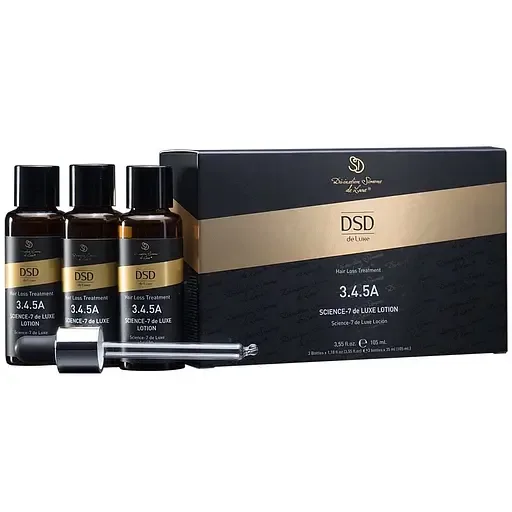 Лосьйон DSD de Luxe 3.4.5.А Science-7 De Luxe Lotion для лікування випадіння волосся та алопеції, 105 мл (3 шт. по 35 мл)