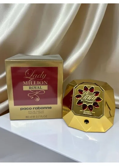 Жіноча парфумована вода Paco Rabanne Lady Million Royal (Пако Рабан Леді Мільйон Роял) 80 мл Квіткові Фруктові Мускусні Стійкі No Brand (400539724)