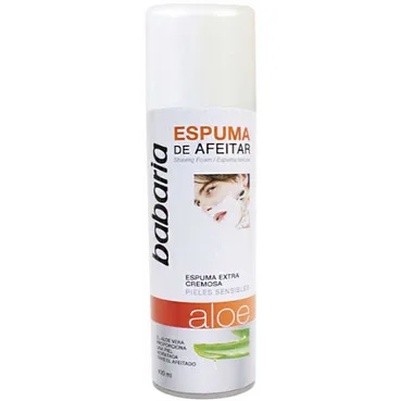 Пінка для гоління з алоє Babaria Men Aloe Vera Shaving Foam