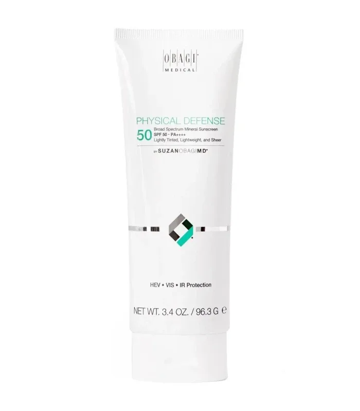Suzanobagimd Physical Defence Tinted SPF 50 - Тонуючий сонцезахисний крем для обличчя SPF 50
